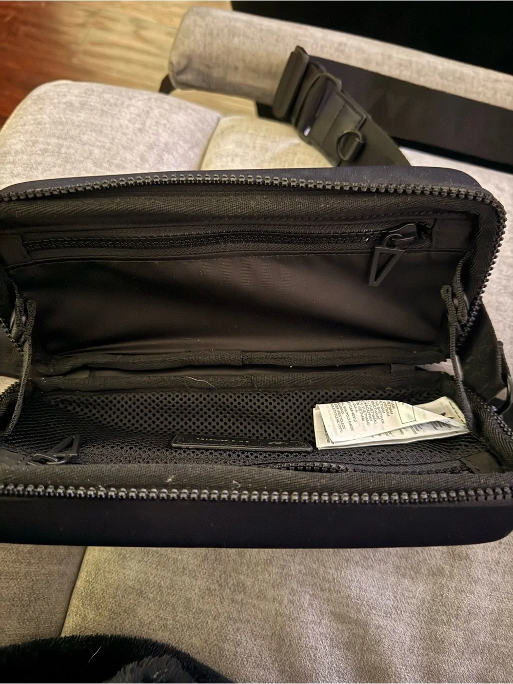IVY PARK Black Hard Shell VR Accessory Case with Branded Strap
